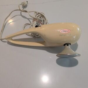 Vintage 1950's Oster Infra-Red Heat Massager Model 2078 Yellow Works